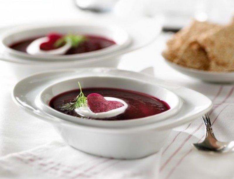 Potage de légumes rouges