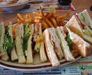 Denny's BBQ CLUB SANDWICH