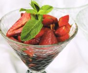 Primo & Secondo SALADE DE FRAISES AU VINAIGRE BALSAMIQUE